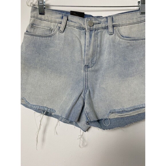 BLANK NYC Shorts The Essex Distressed Destroyed Cut Off Jean Size 29 Blue - Picture 3 of 13